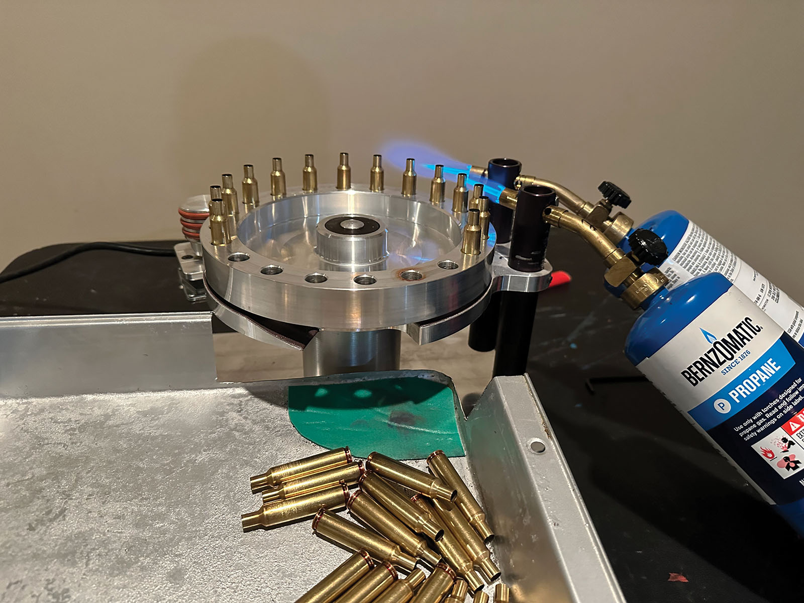 Transitioning the shoulder to 40-degrees induced stress into the Remington brass. Annealing is a process used to relieve stress allowing the complete formation of the shoulder on the subsequent firings.